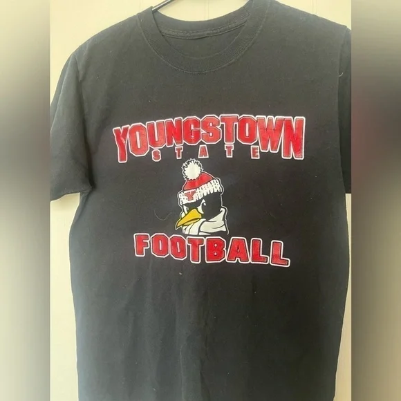 Youngstown State Football T-Shirt - Estimated Size S - Approx 16” Pit to Pit - Picture 2 of 5